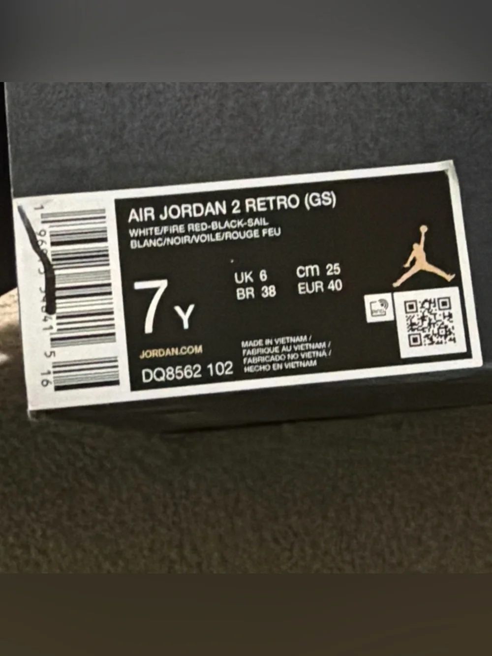 Air Jordan 2 Retro GS Python Size 7Y Women’s 8.5 Shoes Sneakers DQ8562-102 NEW